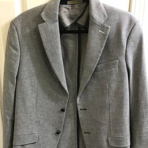 Zara Man Blazer with Elbow Patches
